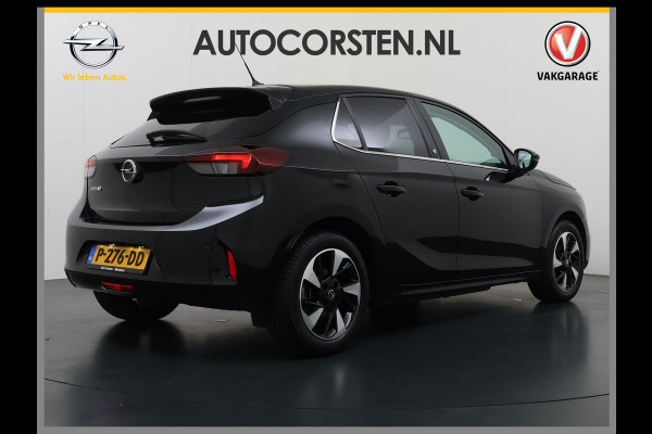 Opel CORSA-E Elegance 50 kWh SOH 93% Navi Ecc 360°Camera Apple Carplay Android Auto Cruise Control Pdc Dodehoek detectie Keyless Draadloze telefoonlader Privacy Glas Lmv Isofix Led Regen-Lichtsensor Lane Assist Origineel Nederlandse Auto Zeer compleet!