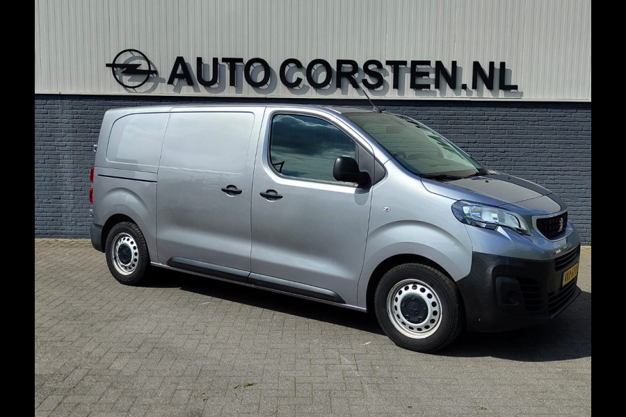 Peugeot Expert 1.5HDI 100 3-Persoons Trekhaak Navi Euro 6 Airco Apple Carplay Android Auto Cruise Control Bluetooth Pdc Premium Betonplex Vloer Wandbetimmering Schuifdeur 1.800KG Trekgewicht