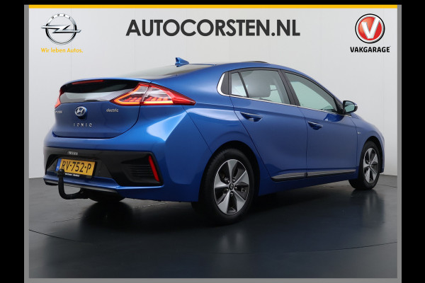 Hyundai IONIQ Premium EV SOH 99,9% Panorama-Schuifdak Adap.Cruise Leder+Memory Navi Ecc Trekhaak Infinity®-Audio Camera Apple Carplay Android  Stoel+Stuurverwarming Elek.Stoelen Lmv Bluetooth Dodehoek+Lane Assist VESS Origineel Nederlandse Auto