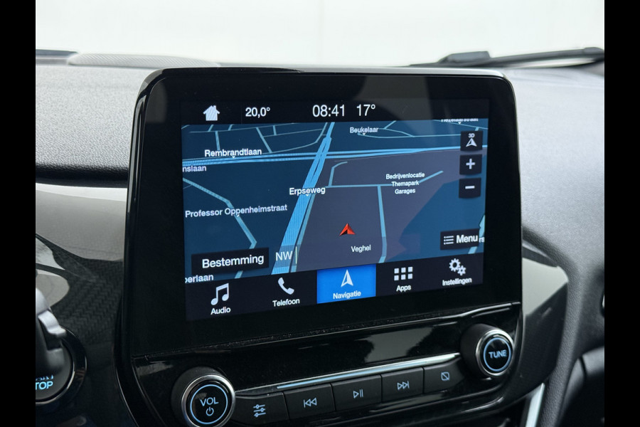 Ford Fiesta 1.0T ST-Line 5Drs Navi Ecc Apple Carplay Android Auto Cruise Control Pdc DAB Lmv Privacy Glas Isofix Voorruitverwarming Lane Assist Led