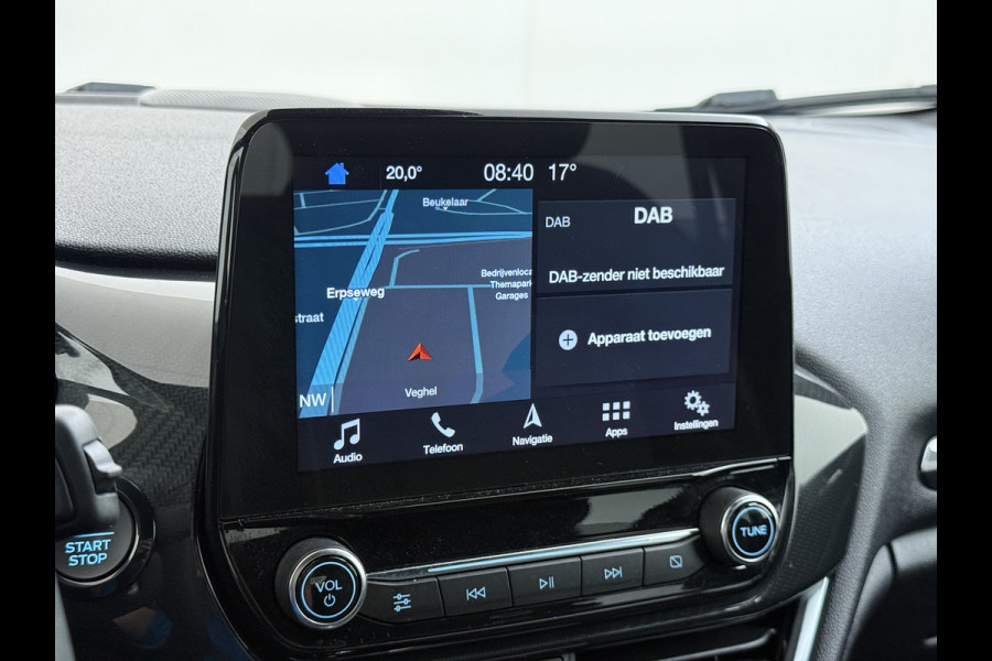 Ford Fiesta 1.0T ST-Line 5Drs Navi Ecc Apple Carplay Android Auto Cruise Control Pdc DAB Lmv Privacy Glas Isofix Voorruitverwarming Lane Assist Led