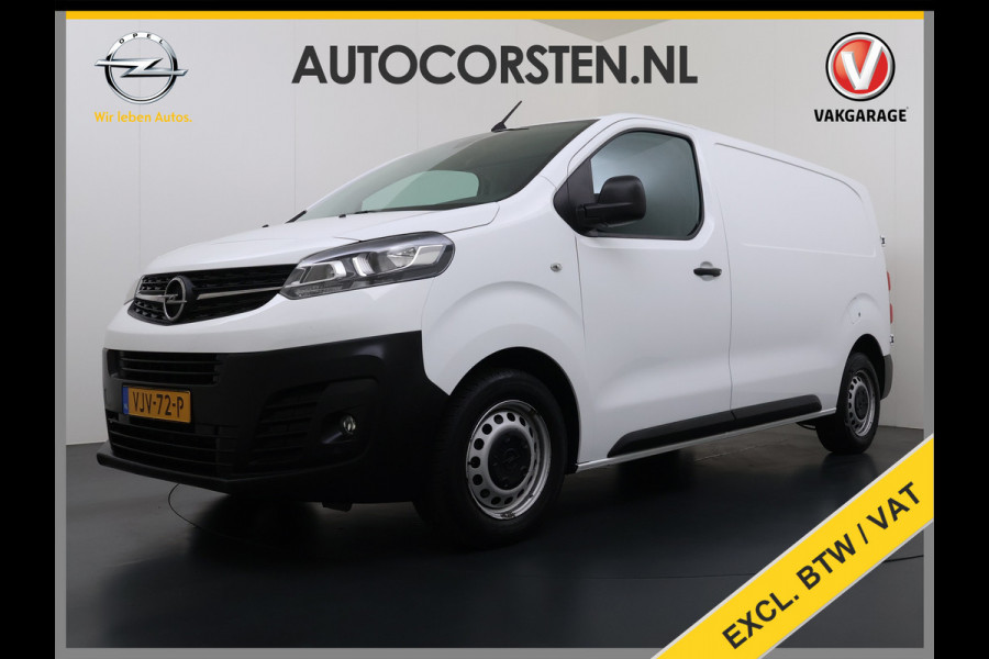 Opel Vivaro 1.5 CDTI L2H1 3-Persoons Airco Cruise Control Dodehoek Bluetooth Pdc Edition Betonplex vloer Kasteninbouw Schuifdeur Regen+Lichtsensor Euro 6 1e Eigenaar