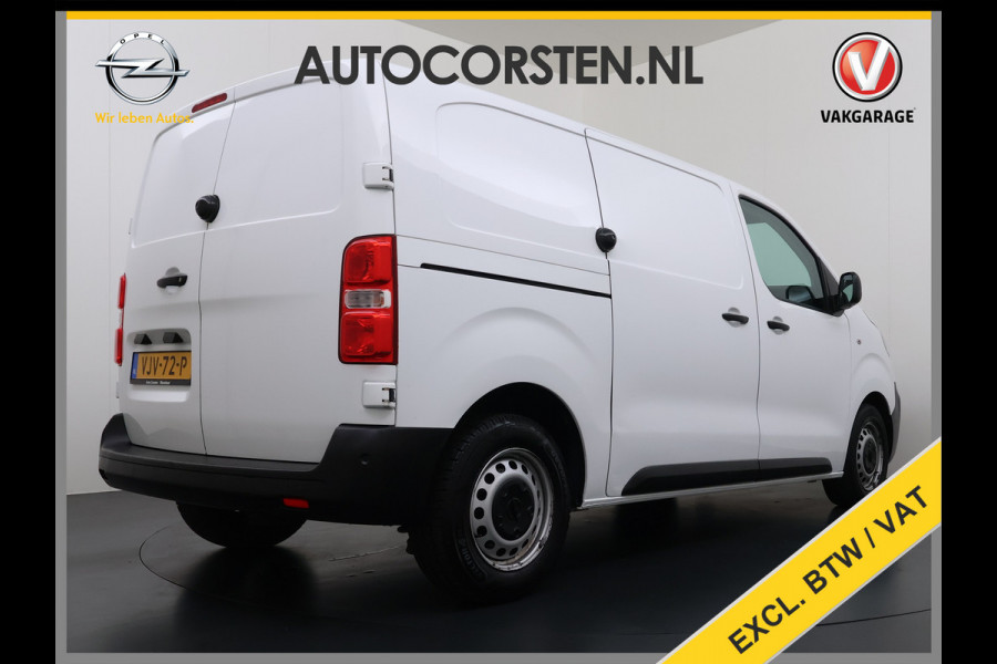 Opel Vivaro 1.5 CDTI L2H1 3-Persoons Airco Cruise Control Dodehoek Bluetooth Pdc Edition Betonplex vloer Kasteninbouw Schuifdeur Regen+Lichtsensor Euro 6 1e Eigenaar
