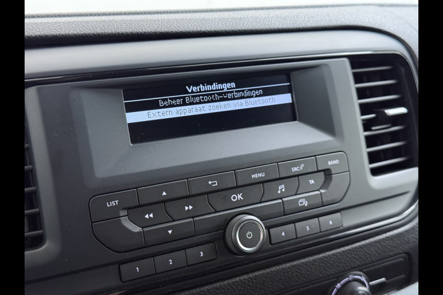 Opel Vivaro 1.5 CDTI L2H1 3-Persoons Airco Cruise Control Dodehoek Bluetooth Pdc Edition Betonplex vloer Kasteninbouw Schuifdeur Regen+Lichtsensor Euro 6 1e Eigenaar
