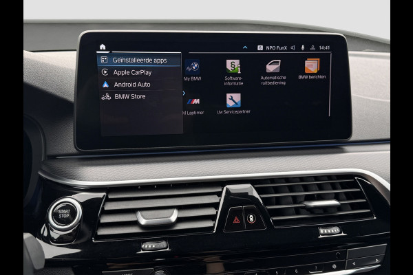 BMW 5 Serie Touring 530e xDrive M-Sport | Trekhaak | 360 | Elektrische stoelen | Shadow Line | Sfeerverlichting | Carplay | Memory
