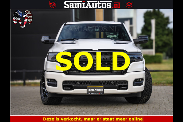 Dodge Ram Limited Night High Output 540HP 706Nm | Massage + Full Option | De Meest Luxe en Volle Pick-Up in zijn Klasse | Comfortabele Dubbele Cabine met Royale 5 Zitplaatsen | BPM vrij | Nu Leverbaar uit Voorraad | Voorraad Nr 2352 - 7649