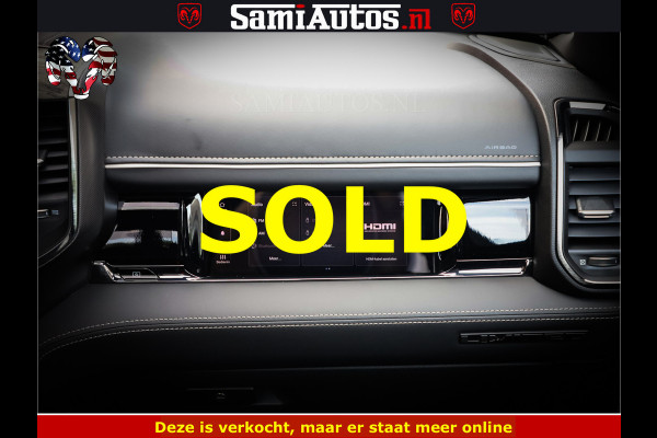 Dodge Ram Limited Night High Output 540HP 706Nm | Massage + Full Option | De Meest Luxe en Volle Pick-Up in zijn Klasse | Comfortabele Dubbele Cabine met Royale 5 Zitplaatsen | BPM vrij | Nu Leverbaar uit Voorraad | Voorraad Nr 2352 - 7649