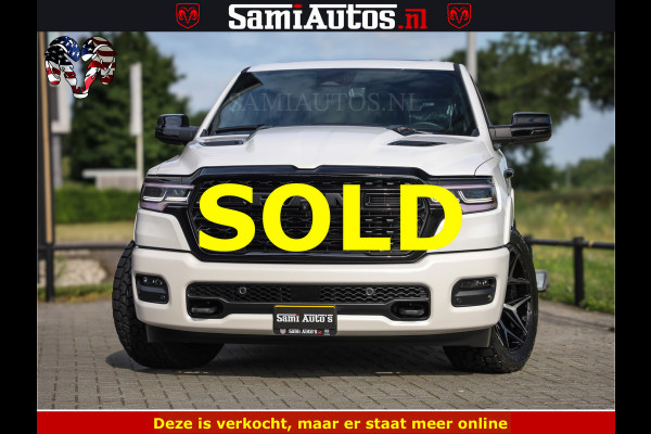 Dodge Ram Limited Night High Output 540HP 706Nm | Massage + Full Option | De Meest Luxe en Volle Pick-Up in zijn Klasse | Comfortabele Dubbele Cabine met Royale 5 Zitplaatsen | BPM vrij | Nu Leverbaar uit Voorraad | Voorraad Nr 2352 - 7649