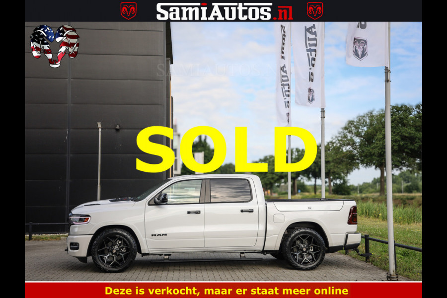 Dodge Ram Limited Night High Output 540HP 706Nm | Massage + Full Option | De Meest Luxe en Volle Pick-Up in zijn Klasse | Comfortabele Dubbele Cabine met Royale 5 Zitplaatsen | BPM vrij | Nu Leverbaar uit Voorraad | Voorraad Nr 2352 - 7649