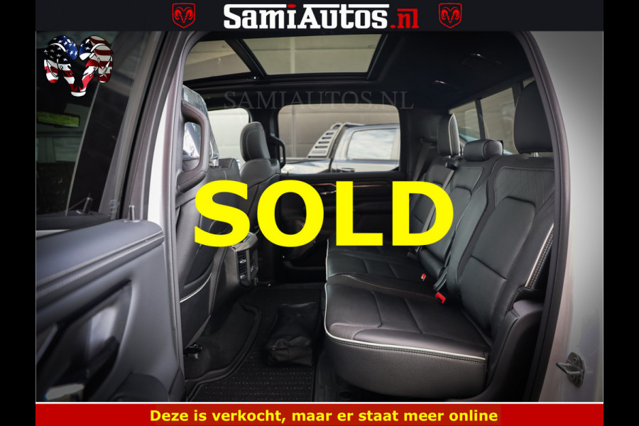 Dodge Ram Limited Night High Output 540HP 706Nm | Massage + Full Option | De Meest Luxe en Volle Pick-Up in zijn Klasse | Comfortabele Dubbele Cabine met Royale 5 Zitplaatsen | BPM vrij | Nu Leverbaar uit Voorraad | Voorraad Nr 2352 - 7649