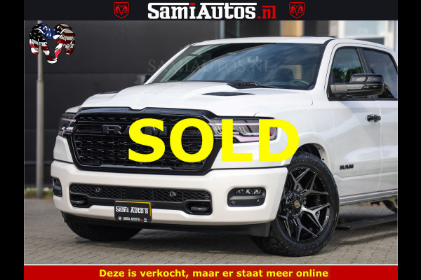 Dodge Ram Limited Night High Output 540HP 706Nm | Massage + Full Option | De Meest Luxe en Volle Pick-Up in zijn Klasse | Comfortabele Dubbele Cabine met Royale 5 Zitplaatsen | BPM vrij | Nu Leverbaar uit Voorraad | Voorraad Nr 2352 - 7649