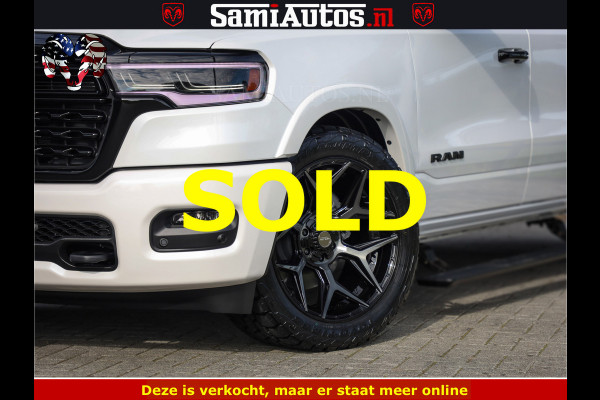 Dodge Ram Limited Night High Output 540HP 706Nm | Massage + Full Option | De Meest Luxe en Volle Pick-Up in zijn Klasse | Comfortabele Dubbele Cabine met Royale 5 Zitplaatsen | BPM vrij | Nu Leverbaar uit Voorraad | Voorraad Nr 2352 - 7649