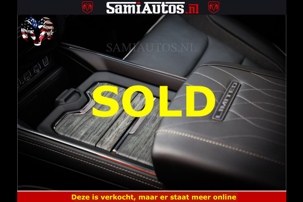 Dodge Ram Limited Night High Output 540HP 706Nm | Massage + Full Option | De Meest Luxe en Volle Pick-Up in zijn Klasse | Comfortabele Dubbele Cabine met Royale 5 Zitplaatsen | BPM vrij | Nu Leverbaar uit Voorraad | Voorraad Nr 2352 - 7649