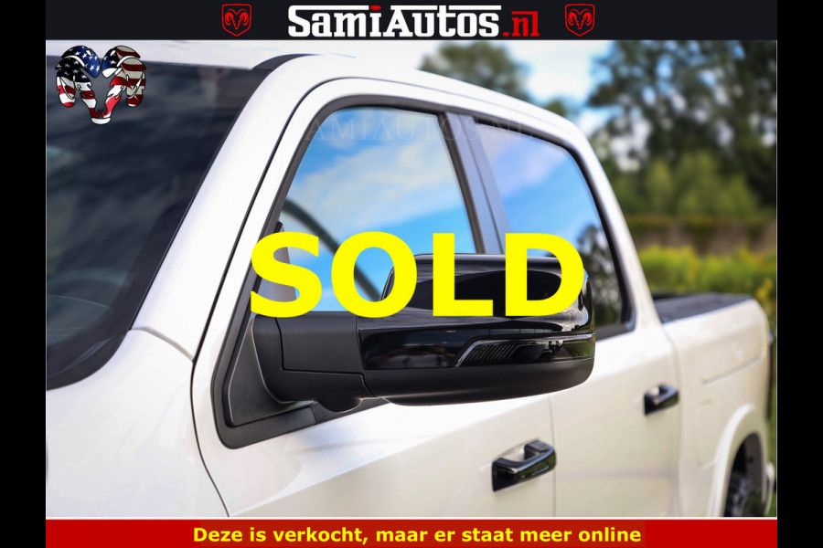 Dodge Ram Limited Night High Output 540HP 706Nm | Massage + Full Option | De Meest Luxe en Volle Pick-Up in zijn Klasse | Comfortabele Dubbele Cabine met Royale 5 Zitplaatsen | BPM vrij | Nu Leverbaar uit Voorraad | Voorraad Nr 2352 - 7649