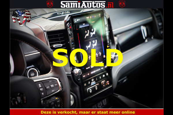 Dodge Ram Limited Night High Output 540HP 706Nm | Massage + Full Option | De Meest Luxe en Volle Pick-Up in zijn Klasse | Comfortabele Dubbele Cabine met Royale 5 Zitplaatsen | BPM vrij | Nu Leverbaar uit Voorraad | Voorraad Nr 2352 - 7649