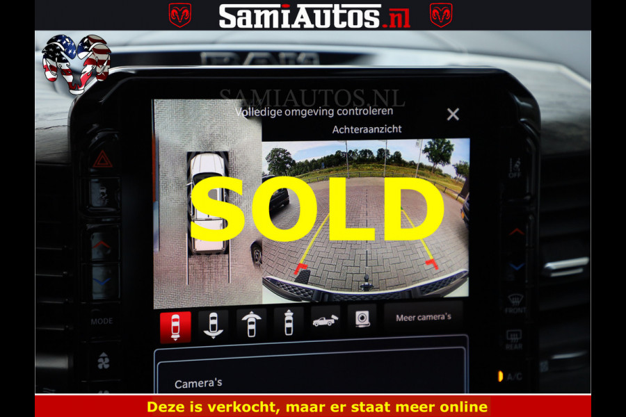 Dodge Ram Limited Night High Output 540HP 706Nm | Massage + Full Option | De Meest Luxe en Volle Pick-Up in zijn Klasse | Comfortabele Dubbele Cabine met Royale 5 Zitplaatsen | BPM vrij | Nu Leverbaar uit Voorraad | Voorraad Nr 2352 - 7649