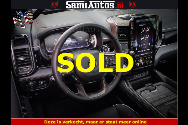 Dodge Ram Limited Night High Output 540HP 706Nm | Massage + Full Option | De Meest Luxe en Volle Pick-Up in zijn Klasse | Comfortabele Dubbele Cabine met Royale 5 Zitplaatsen | BPM vrij | Nu Leverbaar uit Voorraad | Voorraad Nr 2352 - 7649