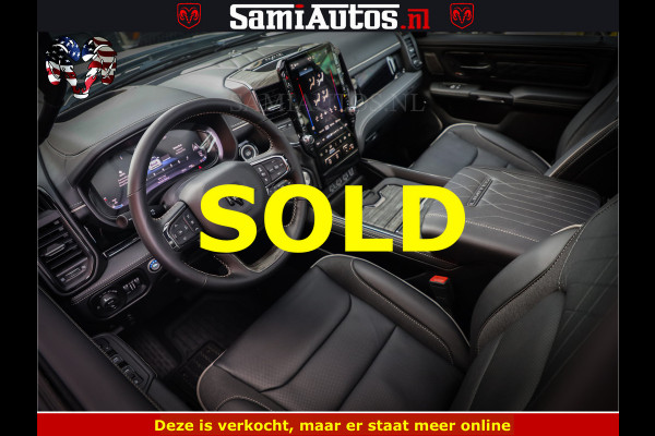 Dodge Ram Limited Night High Output 540HP 706Nm | Massage + Full Option | De Meest Luxe en Volle Pick-Up in zijn Klasse | Comfortabele Dubbele Cabine met Royale 5 Zitplaatsen | BPM vrij | Nu Leverbaar uit Voorraad | Voorraad Nr 2352 - 7649
