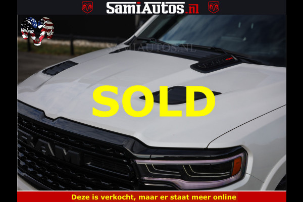 Dodge Ram Limited Night High Output 540HP 706Nm | Massage + Full Option | De Meest Luxe en Volle Pick-Up in zijn Klasse | Comfortabele Dubbele Cabine met Royale 5 Zitplaatsen | BPM vrij | Nu Leverbaar uit Voorraad | Voorraad Nr 2352 - 7649