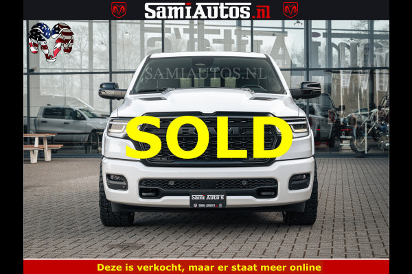 Dodge Ram LIMITED H.O 540PK 706Nm | Massage + Full Option | De Meest Luxe en Volle Pick-Up in zijn Klasse | Comfortabele Dubbele Cabine met Royale 5 Zitplaatsen | BPM vrij | Nu Leverbaar uit Voorraad | Voorraad Nr 2298 - 7479