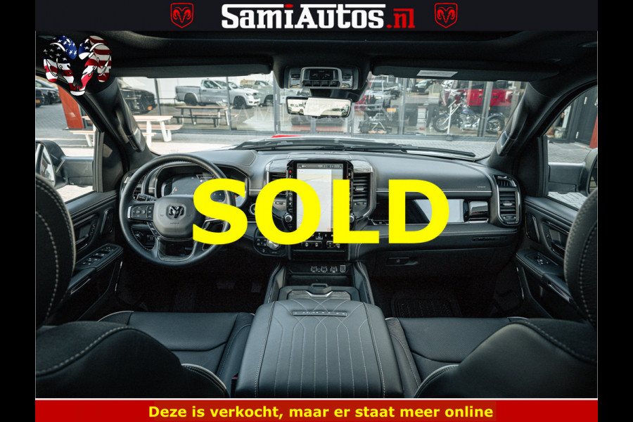 Dodge Ram LIMITED H.O 540PK 706Nm | Massage + Full Option | De Meest Luxe en Volle Pick-Up in zijn Klasse | Comfortabele Dubbele Cabine met Royale 5 Zitplaatsen | BPM vrij | Nu Leverbaar uit Voorraad | Voorraad Nr 2298 - 7479