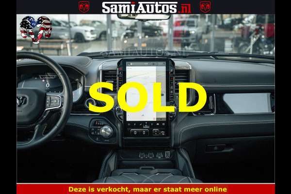 Dodge Ram LIMITED H.O 540PK 706Nm | Massage + Full Option | De Meest Luxe en Volle Pick-Up in zijn Klasse | Comfortabele Dubbele Cabine met Royale 5 Zitplaatsen | BPM vrij | Nu Leverbaar uit Voorraad | Voorraad Nr 2298 - 7479