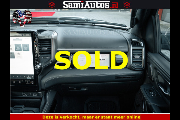 Dodge Ram LIMITED H.O 540PK 706Nm | Massage + Full Option | De Meest Luxe en Volle Pick-Up in zijn Klasse | Comfortabele Dubbele Cabine met Royale 5 Zitplaatsen | BPM vrij | Nu Leverbaar uit Voorraad | Voorraad Nr 2298 - 7479