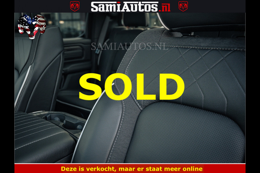 Dodge Ram LIMITED H.O 540PK 706Nm | Massage + Full Option | De Meest Luxe en Volle Pick-Up in zijn Klasse | Comfortabele Dubbele Cabine met Royale 5 Zitplaatsen | BPM vrij | Nu Leverbaar uit Voorraad | Voorraad Nr 2298 - 7479