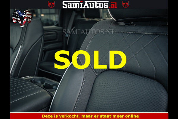 Dodge Ram LIMITED H.O 540PK 706Nm | Massage + Full Option | De Meest Luxe en Volle Pick-Up in zijn Klasse | Comfortabele Dubbele Cabine met Royale 5 Zitplaatsen | BPM vrij | Nu Leverbaar uit Voorraad | Voorraad Nr 2298 - 7479