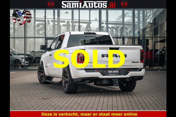 Dodge Ram LIMITED H.O 540PK 706Nm | Massage + Full Option | De Meest Luxe en Volle Pick-Up in zijn Klasse | Comfortabele Dubbele Cabine met Royale 5 Zitplaatsen | BPM vrij | Nu Leverbaar uit Voorraad | Voorraad Nr 2298 - 7479