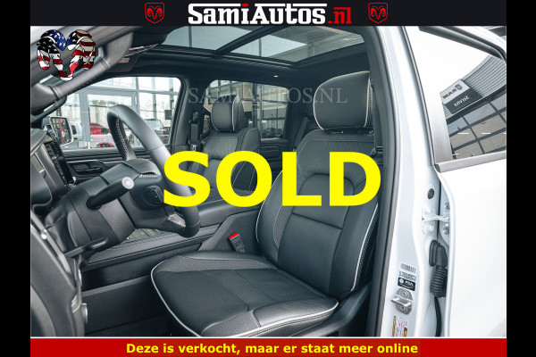 Dodge Ram LIMITED H.O 540PK 706Nm | Massage + Full Option | De Meest Luxe en Volle Pick-Up in zijn Klasse | Comfortabele Dubbele Cabine met Royale 5 Zitplaatsen | BPM vrij | Nu Leverbaar uit Voorraad | Voorraad Nr 2298 - 7479