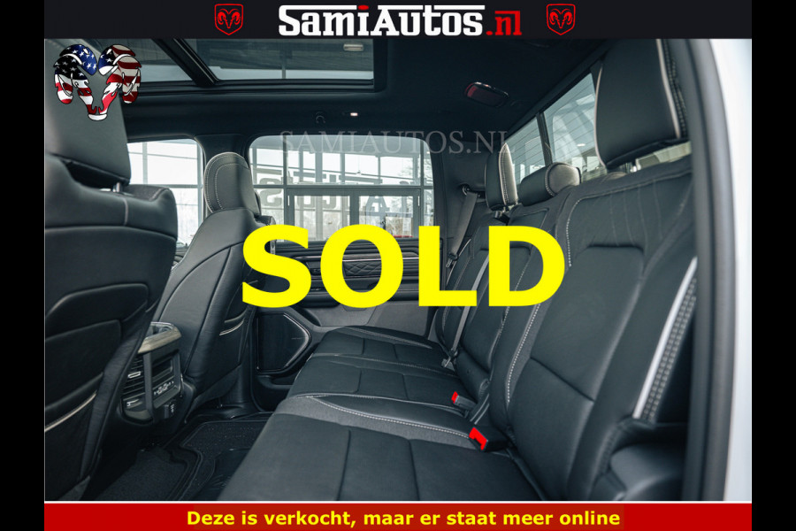 Dodge Ram LIMITED H.O 540PK 706Nm | Massage + Full Option | De Meest Luxe en Volle Pick-Up in zijn Klasse | Comfortabele Dubbele Cabine met Royale 5 Zitplaatsen | BPM vrij | Nu Leverbaar uit Voorraad | Voorraad Nr 2298 - 7479