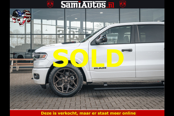 Dodge Ram LIMITED H.O 540PK 706Nm | Massage + Full Option | De Meest Luxe en Volle Pick-Up in zijn Klasse | Comfortabele Dubbele Cabine met Royale 5 Zitplaatsen | BPM vrij | Nu Leverbaar uit Voorraad | Voorraad Nr 2298 - 7479