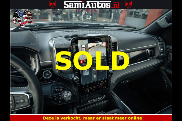 Dodge Ram LIMITED H.O 540PK 706Nm | Massage + Full Option | De Meest Luxe en Volle Pick-Up in zijn Klasse | Comfortabele Dubbele Cabine met Royale 5 Zitplaatsen | BPM vrij | Nu Leverbaar uit Voorraad | Voorraad Nr 2298 - 7479