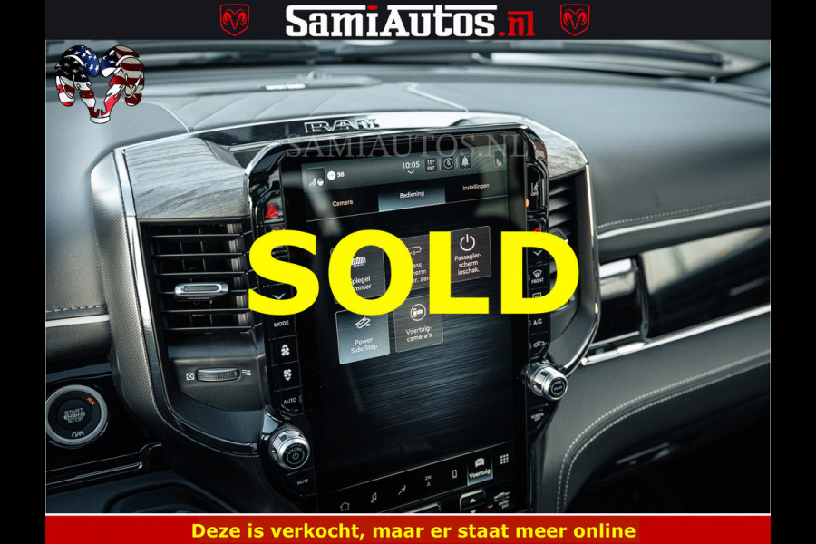Dodge Ram LIMITED H.O 540PK 706Nm | Massage + Full Option | De Meest Luxe en Volle Pick-Up in zijn Klasse | Comfortabele Dubbele Cabine met Royale 5 Zitplaatsen | BPM vrij | Nu Leverbaar uit Voorraad | Voorraad Nr 2298 - 7479