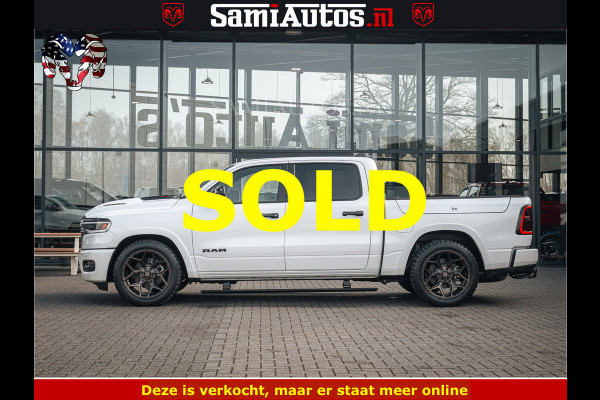 Dodge Ram LIMITED H.O 540PK 706Nm | Massage + Full Option | De Meest Luxe en Volle Pick-Up in zijn Klasse | Comfortabele Dubbele Cabine met Royale 5 Zitplaatsen | BPM vrij | Nu Leverbaar uit Voorraad | Voorraad Nr 2298 - 7479