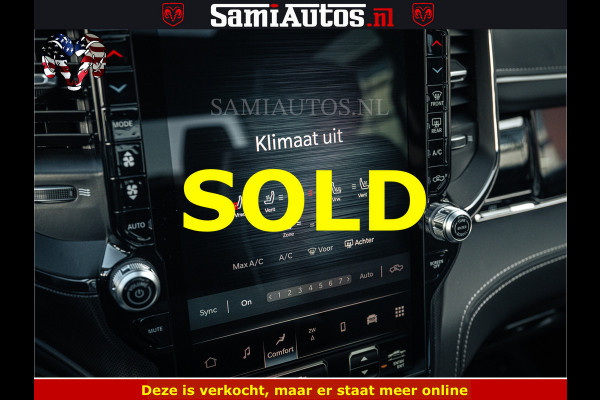 Dodge Ram LIMITED H.O 540PK 706Nm | Massage + Full Option | De Meest Luxe en Volle Pick-Up in zijn Klasse | Comfortabele Dubbele Cabine met Royale 5 Zitplaatsen | BPM vrij | Nu Leverbaar uit Voorraad | Voorraad Nr 2298 - 7479