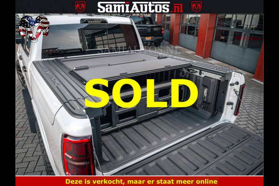 Dodge Ram LIMITED H.O 540PK 706Nm | Massage + Full Option | De Meest Luxe en Volle Pick-Up in zijn Klasse | Comfortabele Dubbele Cabine met Royale 5 Zitplaatsen | BPM vrij | Nu Leverbaar uit Voorraad | Voorraad Nr 2298 - 7479