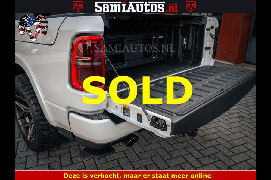 Dodge Ram LIMITED H.O 540PK 706Nm | Massage + Full Option | De Meest Luxe en Volle Pick-Up in zijn Klasse | Comfortabele Dubbele Cabine met Royale 5 Zitplaatsen | BPM vrij | Nu Leverbaar uit Voorraad | Voorraad Nr 2298 - 7479
