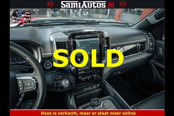Dodge Ram LIMITED H.O 540PK 706Nm | Massage + Full Option | De Meest Luxe en Volle Pick-Up in zijn Klasse | Comfortabele Dubbele Cabine met Royale 5 Zitplaatsen | BPM vrij | Nu Leverbaar uit Voorraad | Voorraad Nr 2298 - 7479