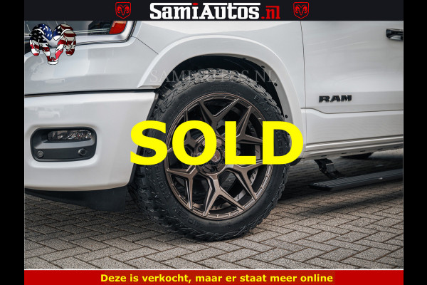 Dodge Ram LIMITED H.O 540PK 706Nm | Massage + Full Option | De Meest Luxe en Volle Pick-Up in zijn Klasse | Comfortabele Dubbele Cabine met Royale 5 Zitplaatsen | BPM vrij | Nu Leverbaar uit Voorraad | Voorraad Nr 2298 - 7479
