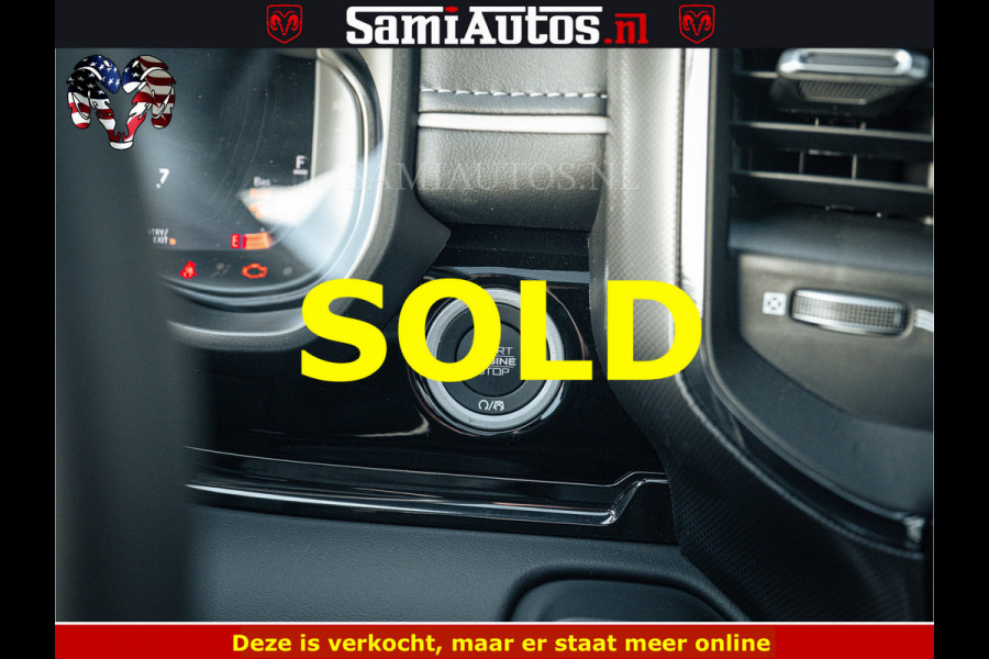 Dodge Ram LIMITED H.O 540PK 706Nm | Massage + Full Option | De Meest Luxe en Volle Pick-Up in zijn Klasse | Comfortabele Dubbele Cabine met Royale 5 Zitplaatsen | BPM vrij | Nu Leverbaar uit Voorraad | Voorraad Nr 2298 - 7479