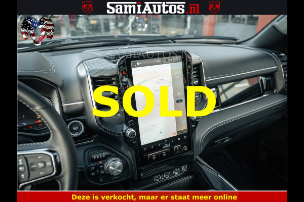 Dodge Ram LIMITED H.O 540PK 706Nm | Massage + Full Option | De Meest Luxe en Volle Pick-Up in zijn Klasse | Comfortabele Dubbele Cabine met Royale 5 Zitplaatsen | BPM vrij | Nu Leverbaar uit Voorraad | Voorraad Nr 2298 - 7479