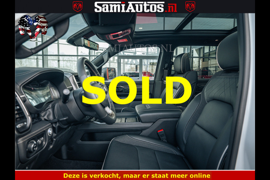 Dodge Ram LIMITED H.O 540PK 706Nm | Massage + Full Option | De Meest Luxe en Volle Pick-Up in zijn Klasse | Comfortabele Dubbele Cabine met Royale 5 Zitplaatsen | BPM vrij | Nu Leverbaar uit Voorraad | Voorraad Nr 2298 - 7479