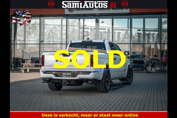 Dodge Ram LIMITED H.O 540PK 706Nm | Massage + Full Option | De Meest Luxe en Volle Pick-Up in zijn Klasse | Comfortabele Dubbele Cabine met Royale 5 Zitplaatsen | BPM vrij | Nu Leverbaar uit Voorraad | Voorraad Nr 2298 - 7479
