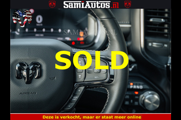 Dodge Ram LIMITED H.O 540PK 706Nm | Massage + Full Option | De Meest Luxe en Volle Pick-Up in zijn Klasse | Comfortabele Dubbele Cabine met Royale 5 Zitplaatsen | BPM vrij | Nu Leverbaar uit Voorraad | Voorraad Nr 2298 - 7479