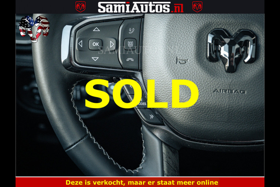 Dodge Ram LIMITED H.O 540PK 706Nm | Massage + Full Option | De Meest Luxe en Volle Pick-Up in zijn Klasse | Comfortabele Dubbele Cabine met Royale 5 Zitplaatsen | BPM vrij | Nu Leverbaar uit Voorraad | Voorraad Nr 2298 - 7479