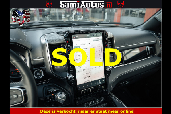 Dodge Ram LIMITED H.O 540PK 706Nm | Massage + Full Option | De Meest Luxe en Volle Pick-Up in zijn Klasse | Comfortabele Dubbele Cabine met Royale 5 Zitplaatsen | BPM vrij | Nu Leverbaar uit Voorraad | Voorraad Nr 2298 - 7479