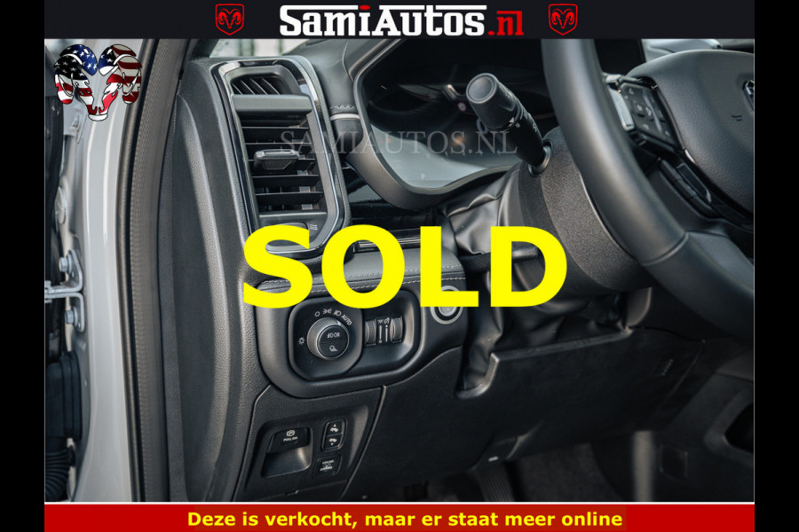 Dodge Ram LIMITED H.O 540PK 706Nm | Massage + Full Option | De Meest Luxe en Volle Pick-Up in zijn Klasse | Comfortabele Dubbele Cabine met Royale 5 Zitplaatsen | BPM vrij | Nu Leverbaar uit Voorraad | Voorraad Nr 2298 - 7479