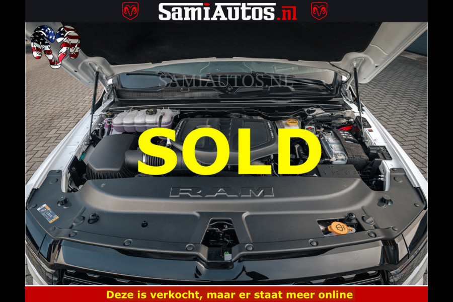 Dodge Ram LIMITED H.O 540PK 706Nm | Massage + Full Option | De Meest Luxe en Volle Pick-Up in zijn Klasse | Comfortabele Dubbele Cabine met Royale 5 Zitplaatsen | BPM vrij | Nu Leverbaar uit Voorraad | Voorraad Nr 2298 - 7479